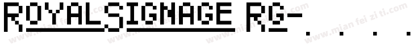 RoyalSignage Rg字体转换